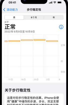 革吉iPhone手机维修如何在iPhone开启'步行稳定性通知'