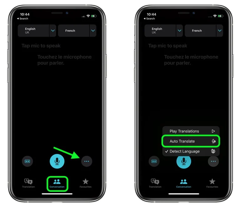 革吉苹果手机维修分享iOS 15 “翻译” App 新改进 